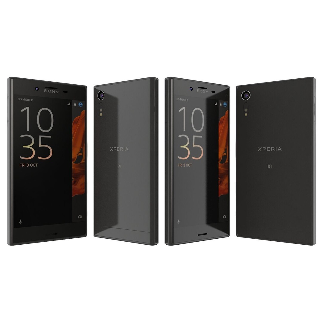 Sony Cellphones 3D Model – High Poly Collection, FBX & Max Formats - View 20
