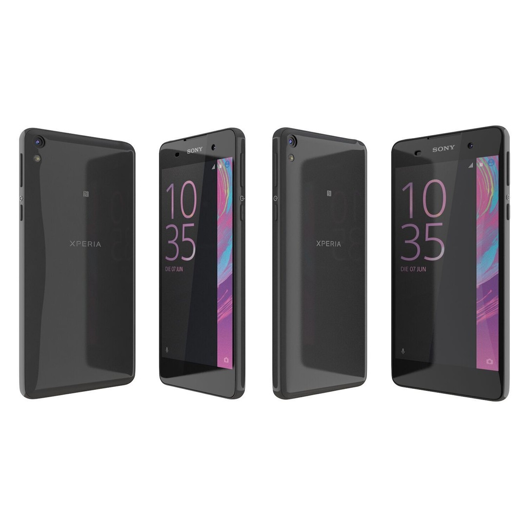 Sony Cellphones 3D Model – High Poly Collection, FBX & Max Formats - View 4