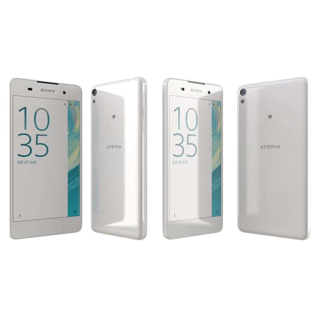 Sony Cellphones 3D Model – High Poly Collection, FBX & Max Formats - View 6