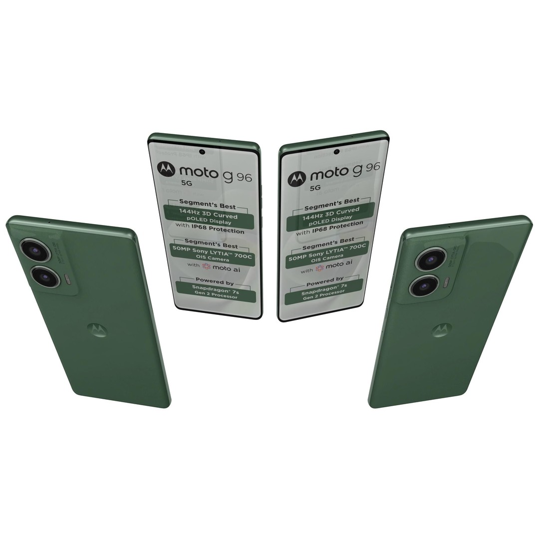 Motorola Moto G96 3D Model – Low Poly Game Asset, FBX - View 6
