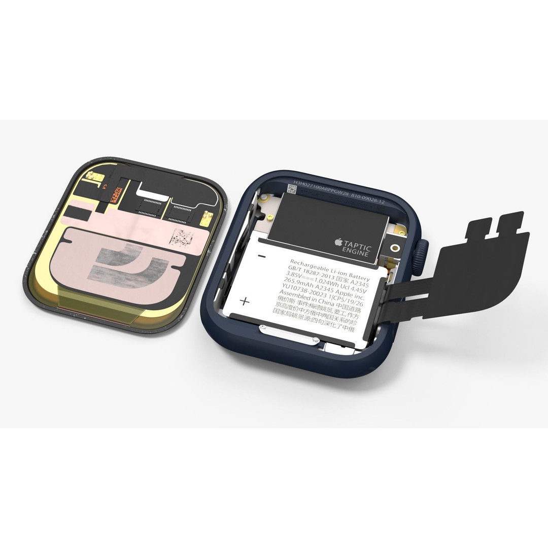 Apple Watch SE Casing Open 3D Model – High Poly PBR Asset, FBX, OBJ - View 2