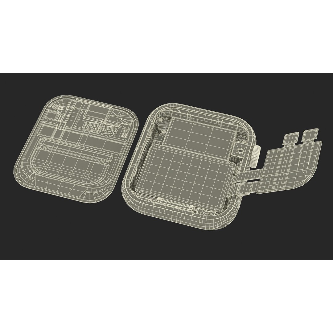 Apple Watch SE Casing Open 3D Model – High Poly PBR Asset, FBX, OBJ - View 29