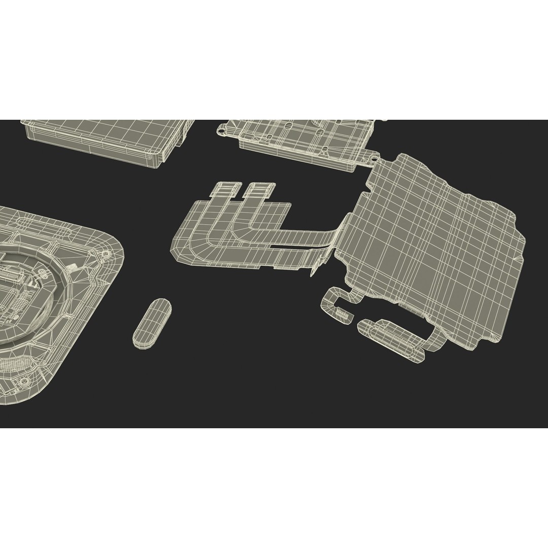 Apple Watch SE Casing Open 3D Model – High Poly PBR Asset, FBX, OBJ - View 32