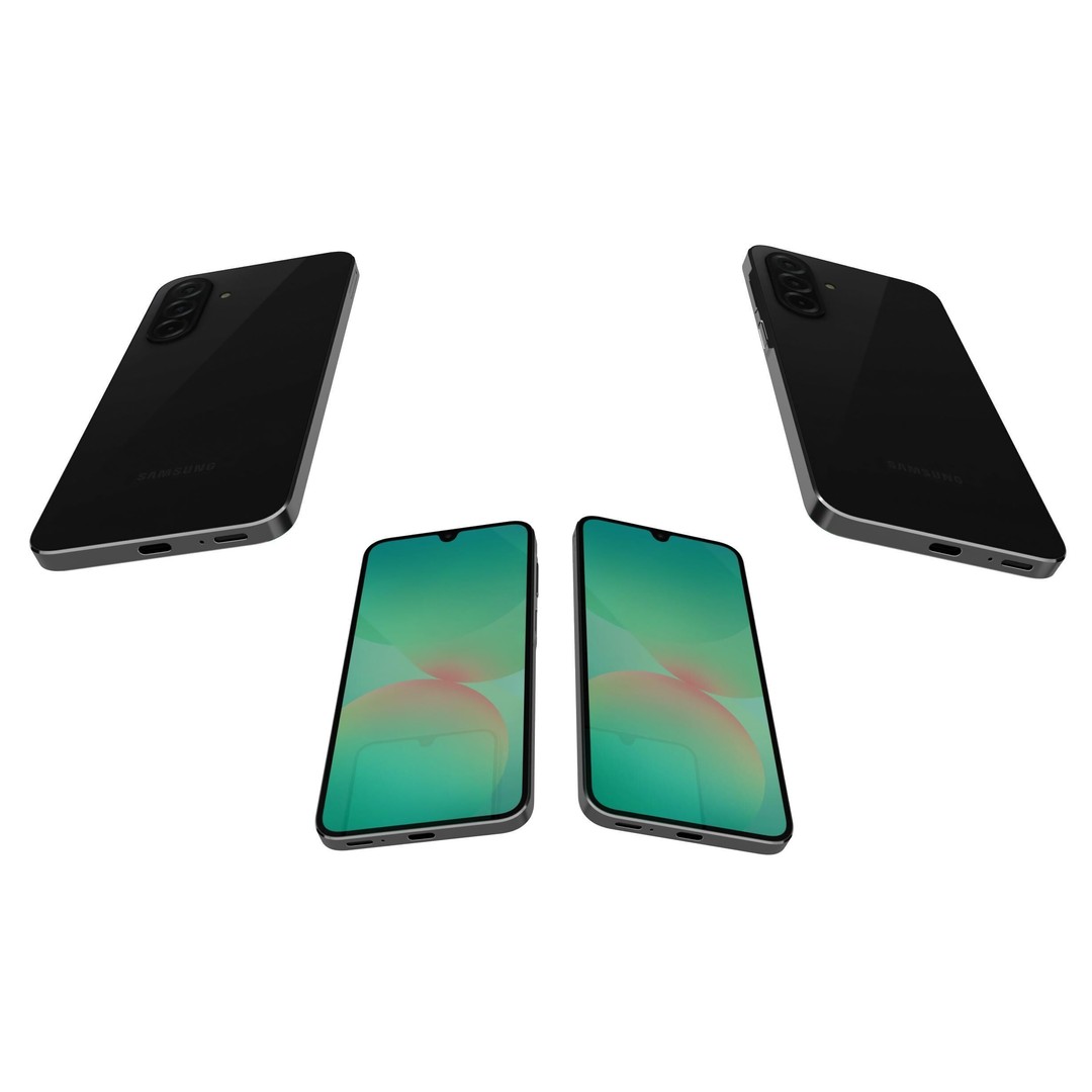 Samsung Galaxy A26 3D Model – High Poly Phone Asset, 3DS Max - View 10