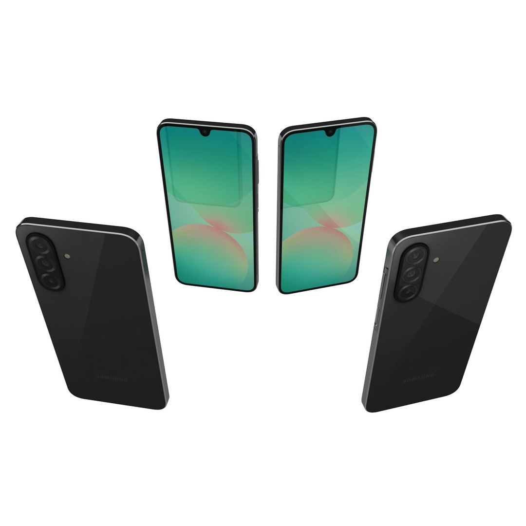 Samsung Galaxy A26 3D Model – High Poly Phone Asset, 3DS Max - View 9