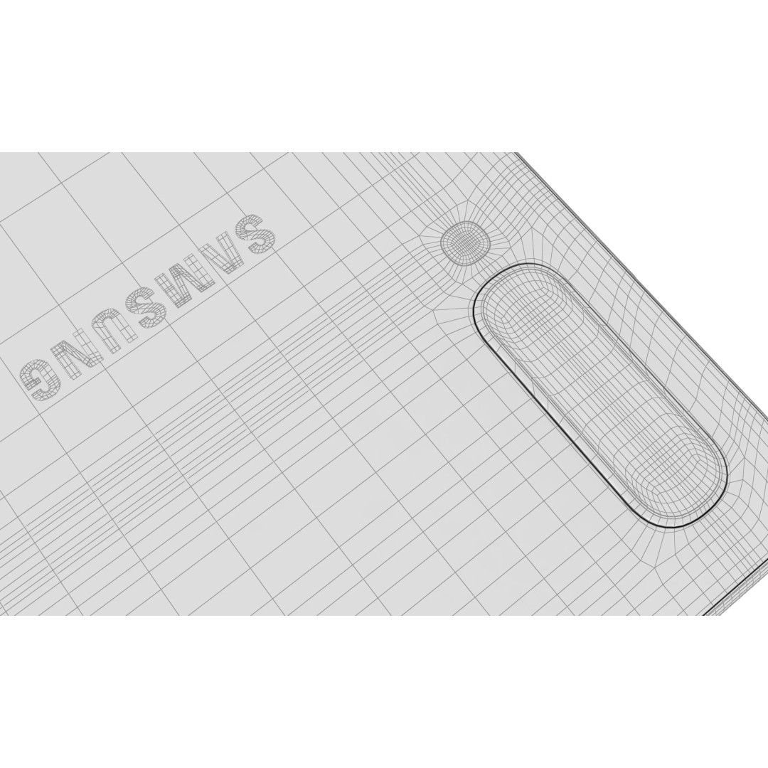 Samsung Galaxy A70 3D Model – High Poly Mobile Phone, FBX, PBR Textures - View 24