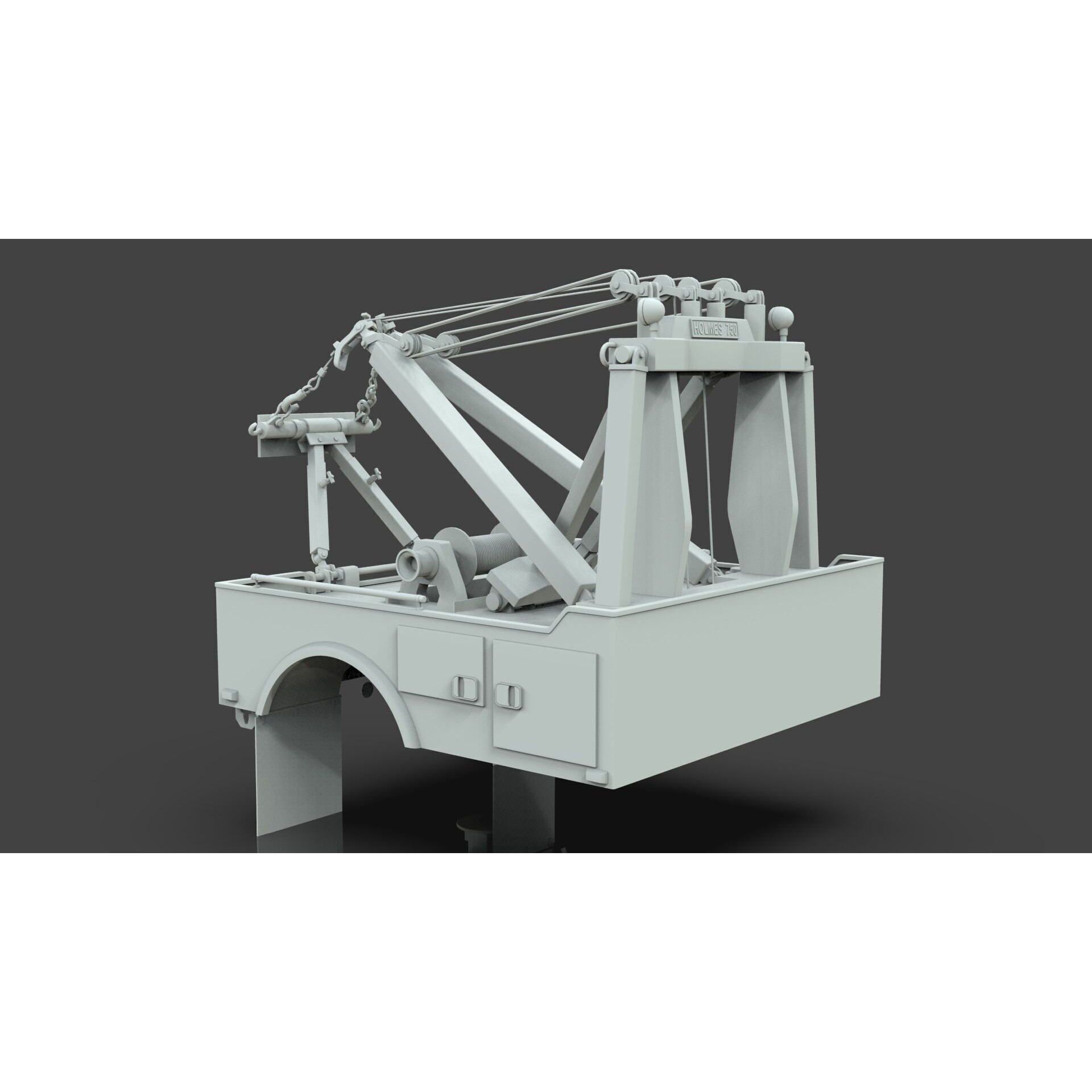 Holmes 750 Wrecker - Game-Ready 3D Model - View 10