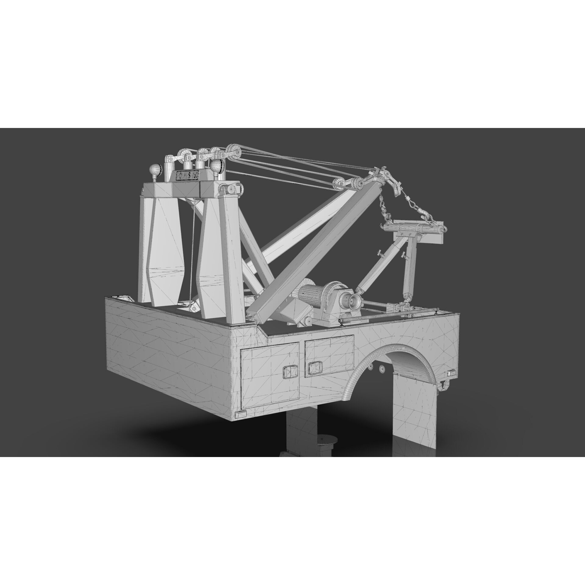 Holmes 750 Wrecker - Game-Ready 3D Model - View 13