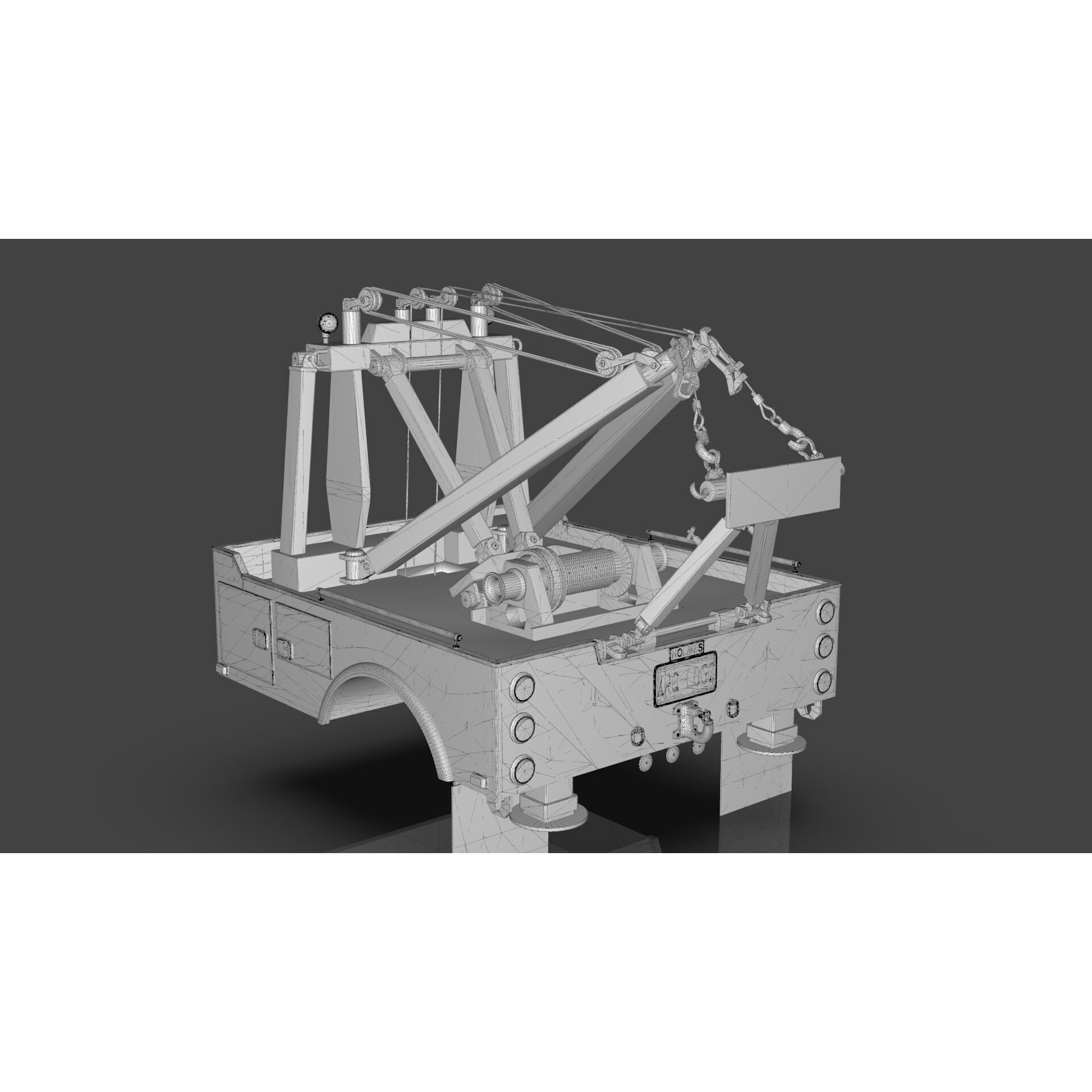 Holmes 750 Wrecker - Game-Ready 3D Model - View 14