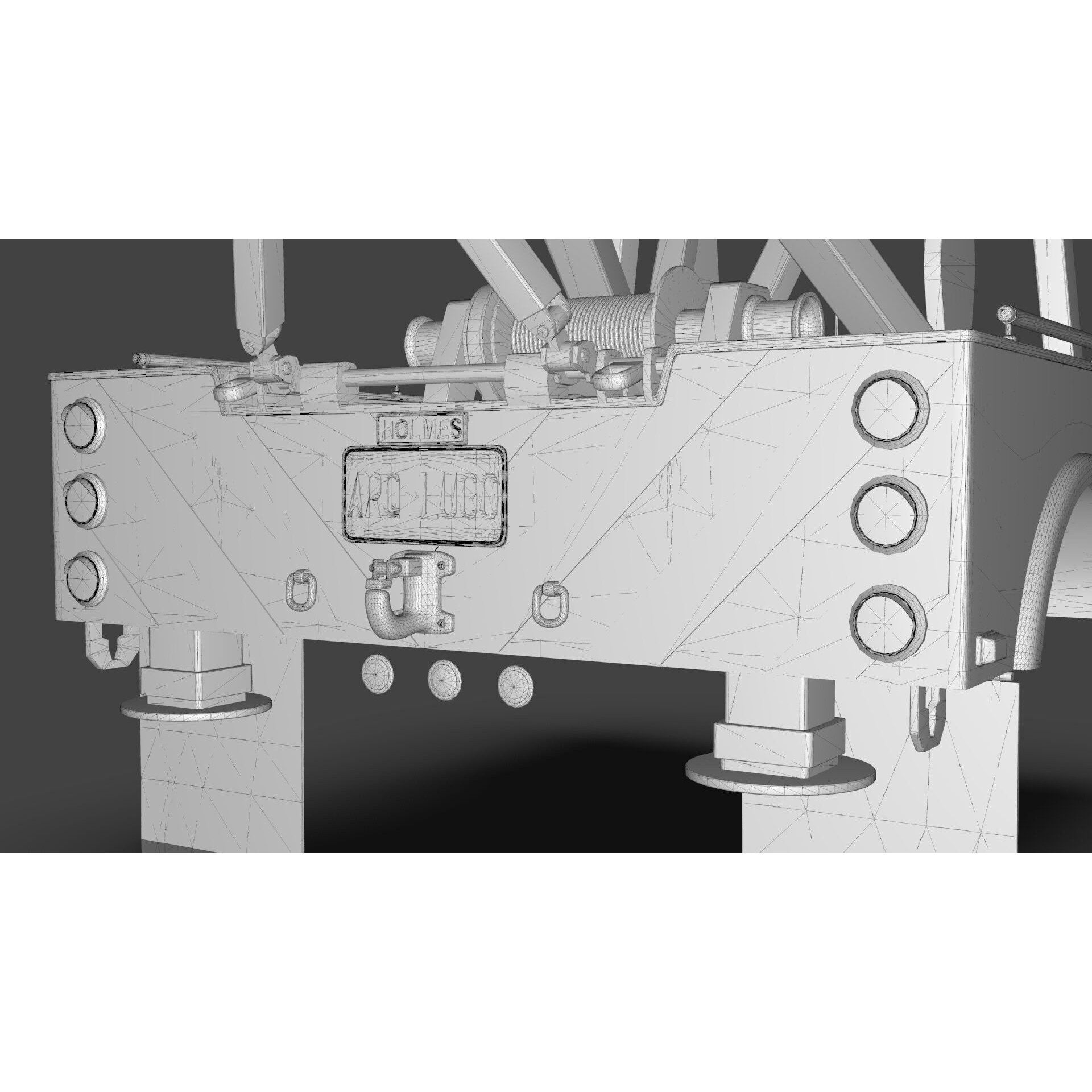 Holmes 750 Wrecker - Game-Ready 3D Model - View 15