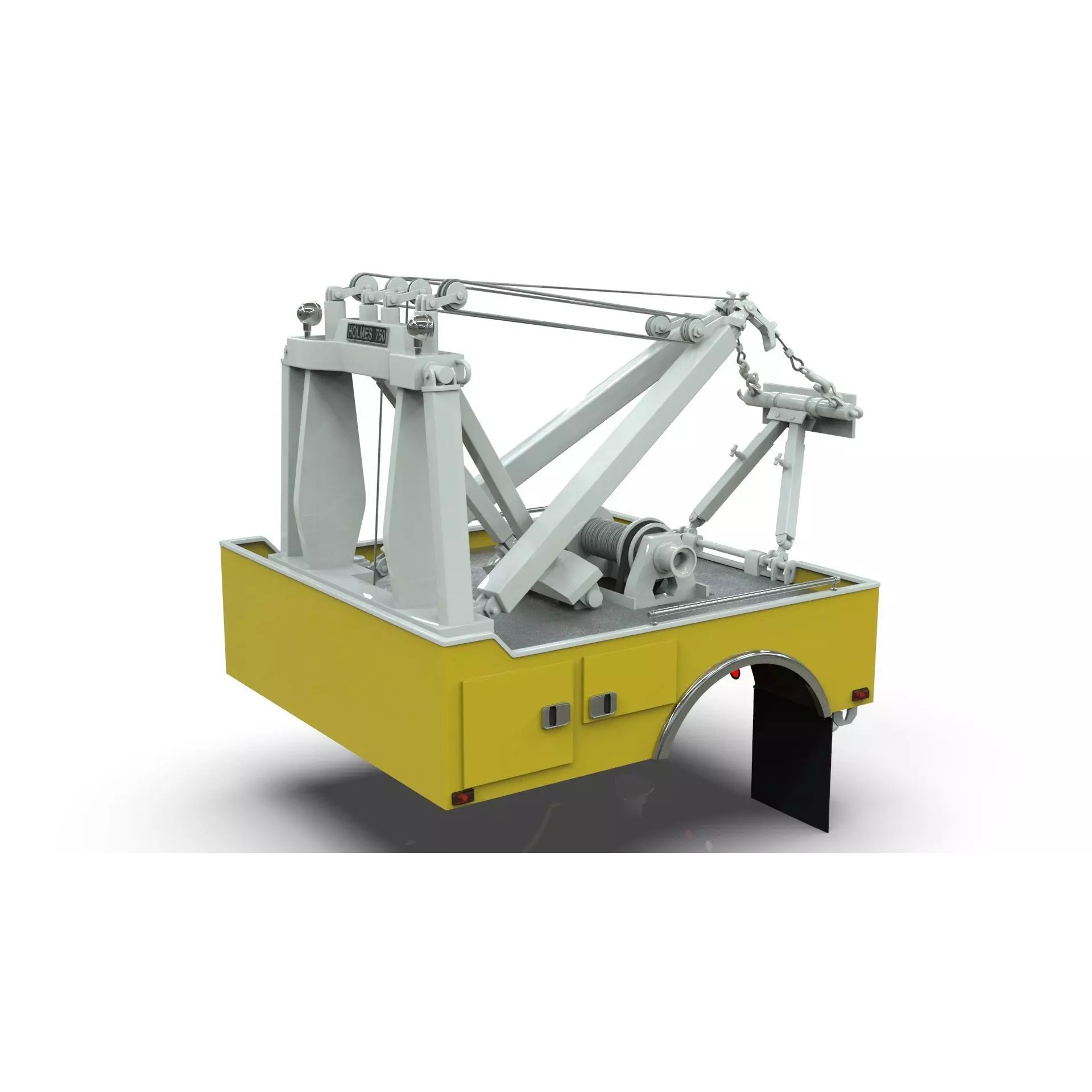 Holmes 750 Wrecker - Game-Ready 3D Model - View 2