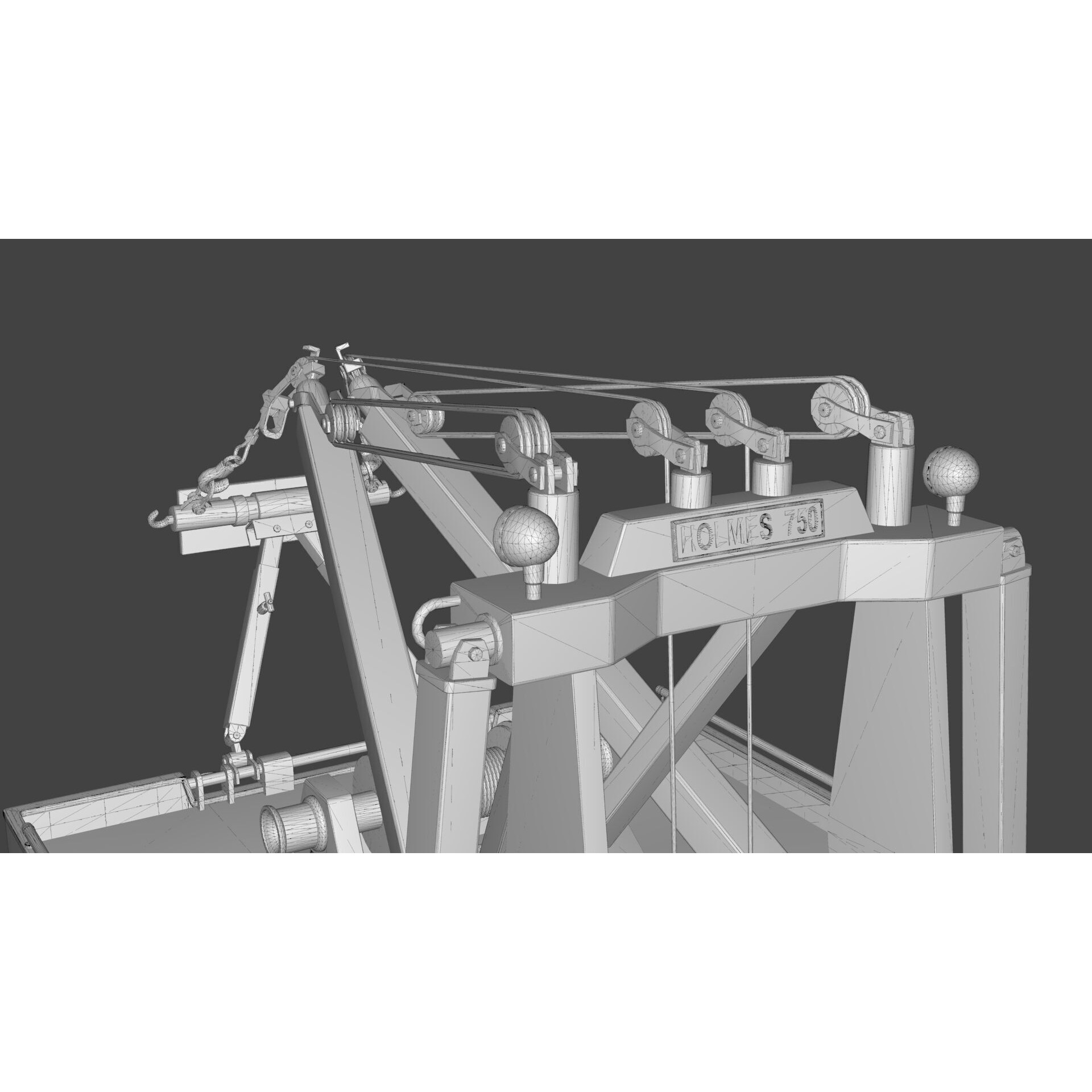 Holmes 750 Wrecker - Game-Ready 3D Model - View 20