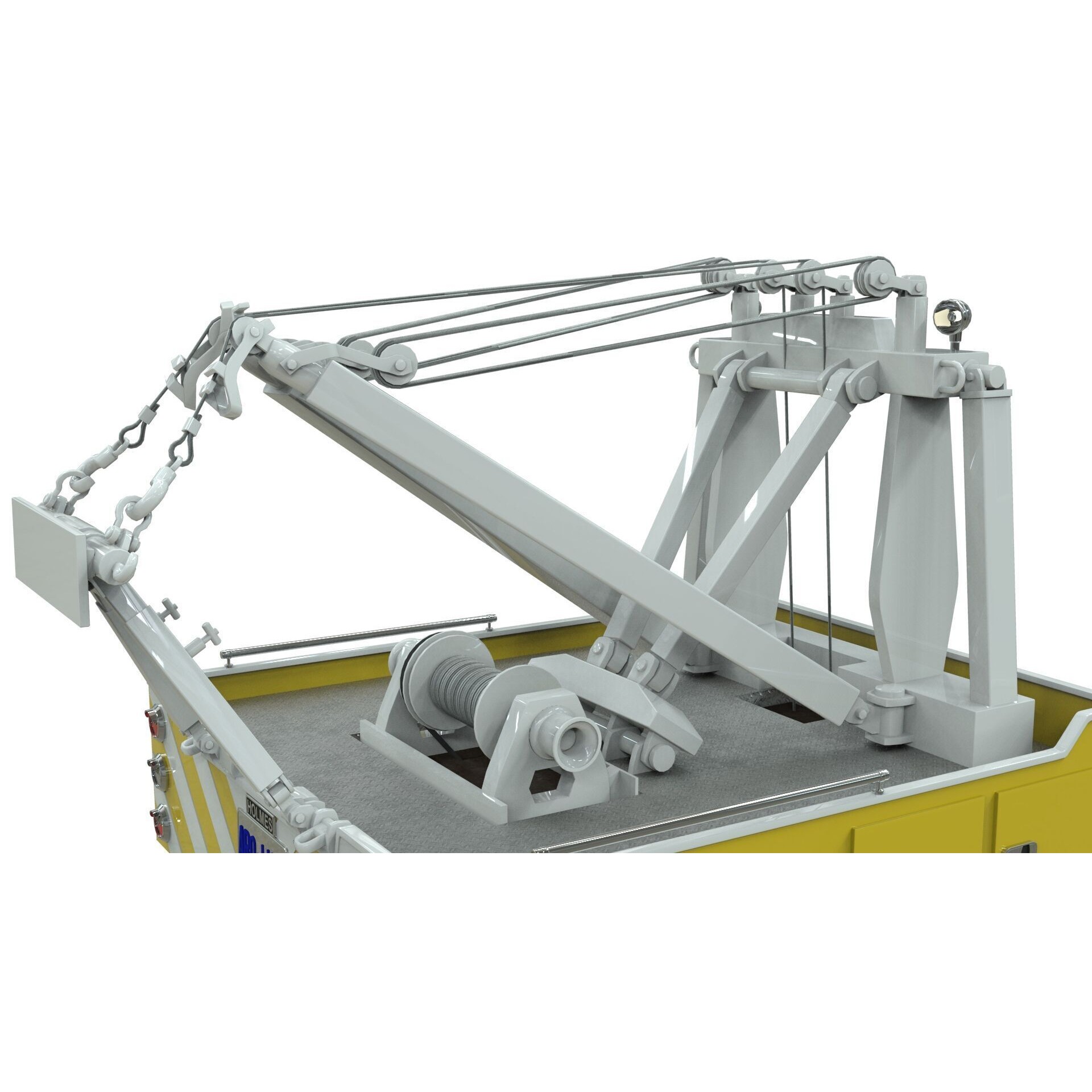 Holmes 750 Wrecker - Game-Ready 3D Model - View 6