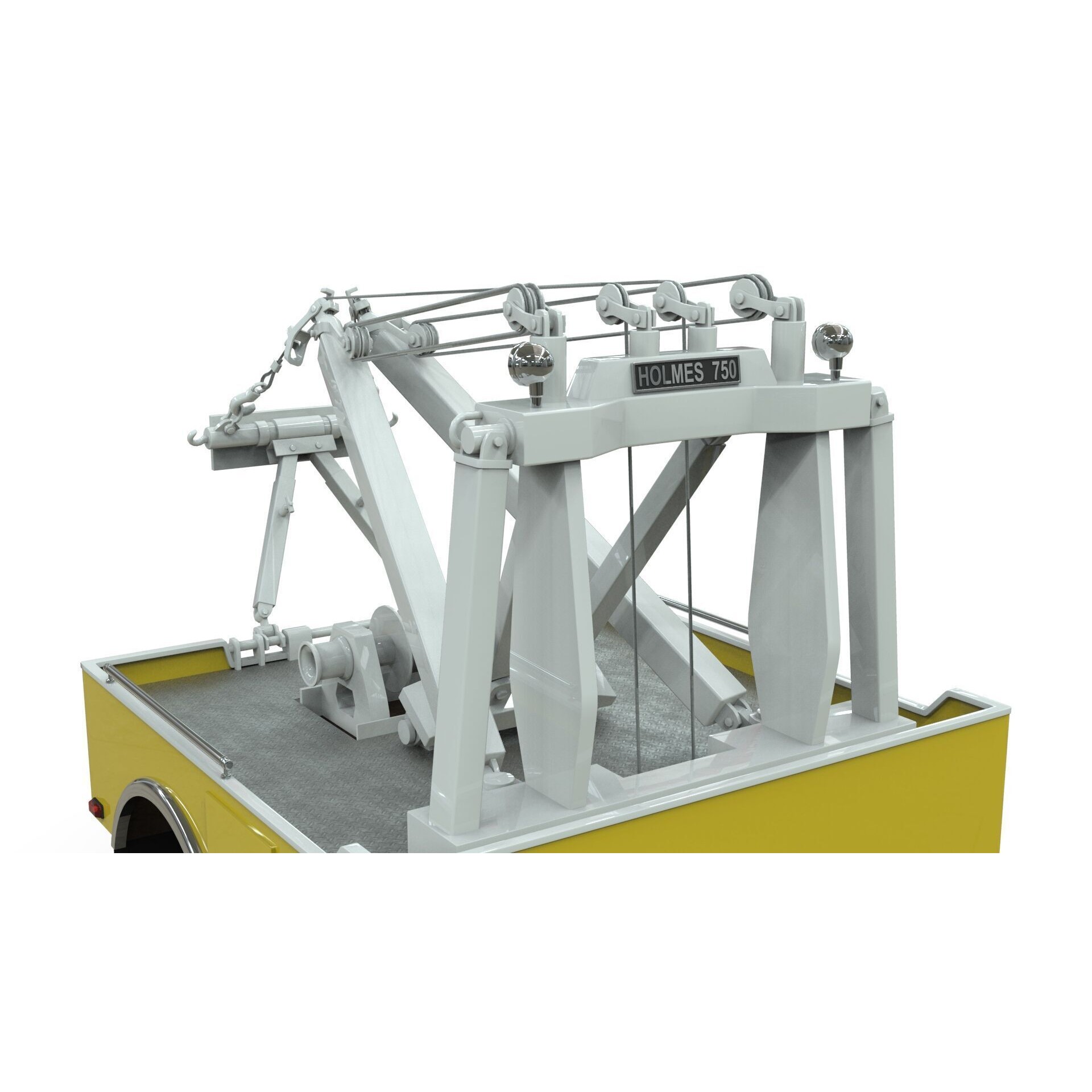 Holmes 750 Wrecker - Game-Ready 3D Model - View 7