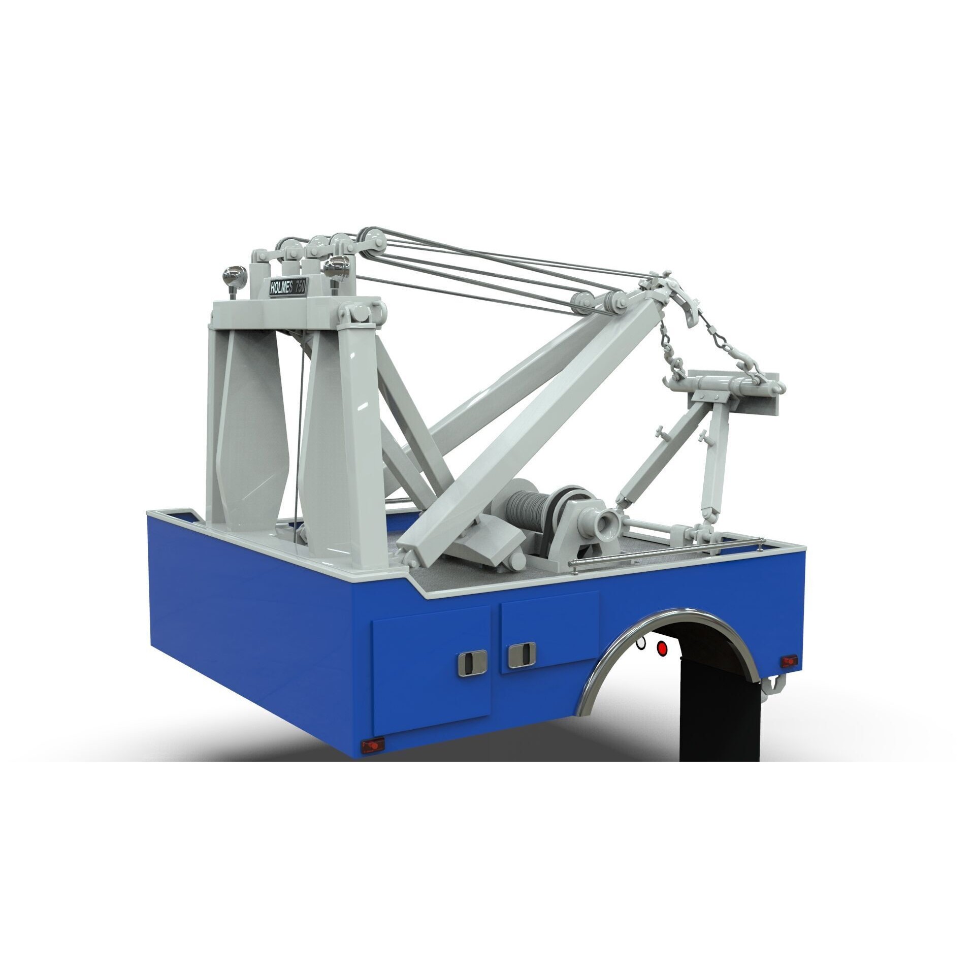 Holmes 750 Wrecker - Game-Ready 3D Model - View 8