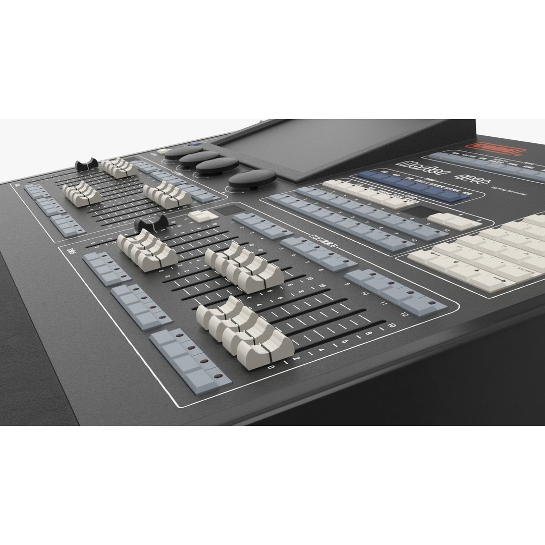 Code Master Light Controller 3D Model – High Poly PBR Asset, FBX, OBJ - View 11