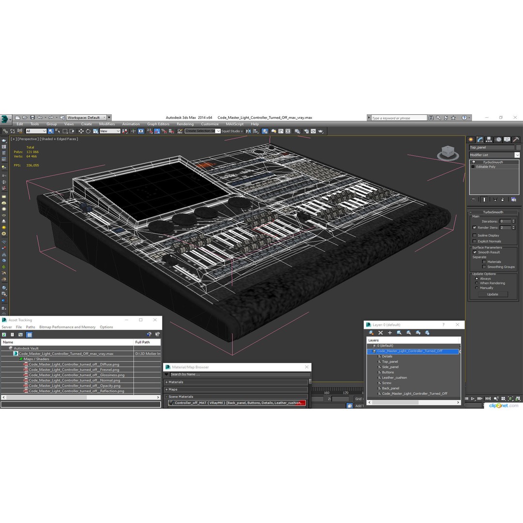Code Master Light Controller 3D Model – High Poly PBR Asset, FBX, OBJ - View 21