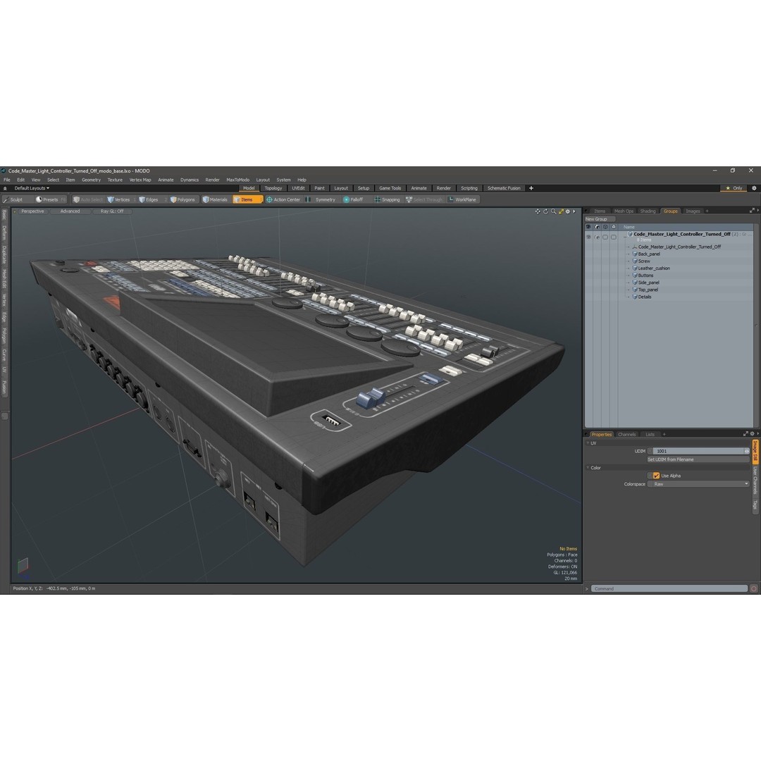 Code Master Light Controller 3D Model – High Poly PBR Asset, FBX, OBJ - View 23