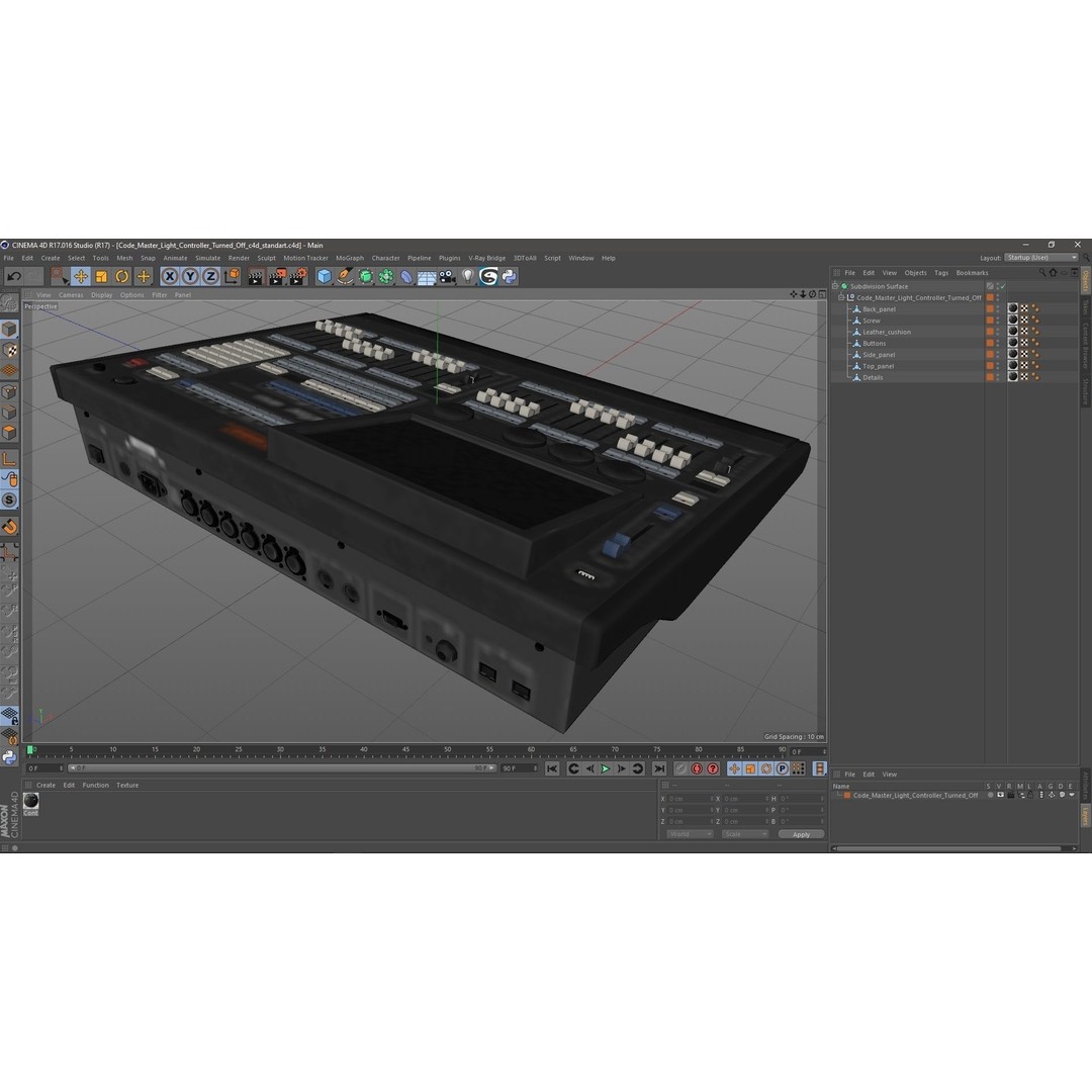 Code Master Light Controller 3D Model – High Poly PBR Asset, FBX, OBJ - View 24