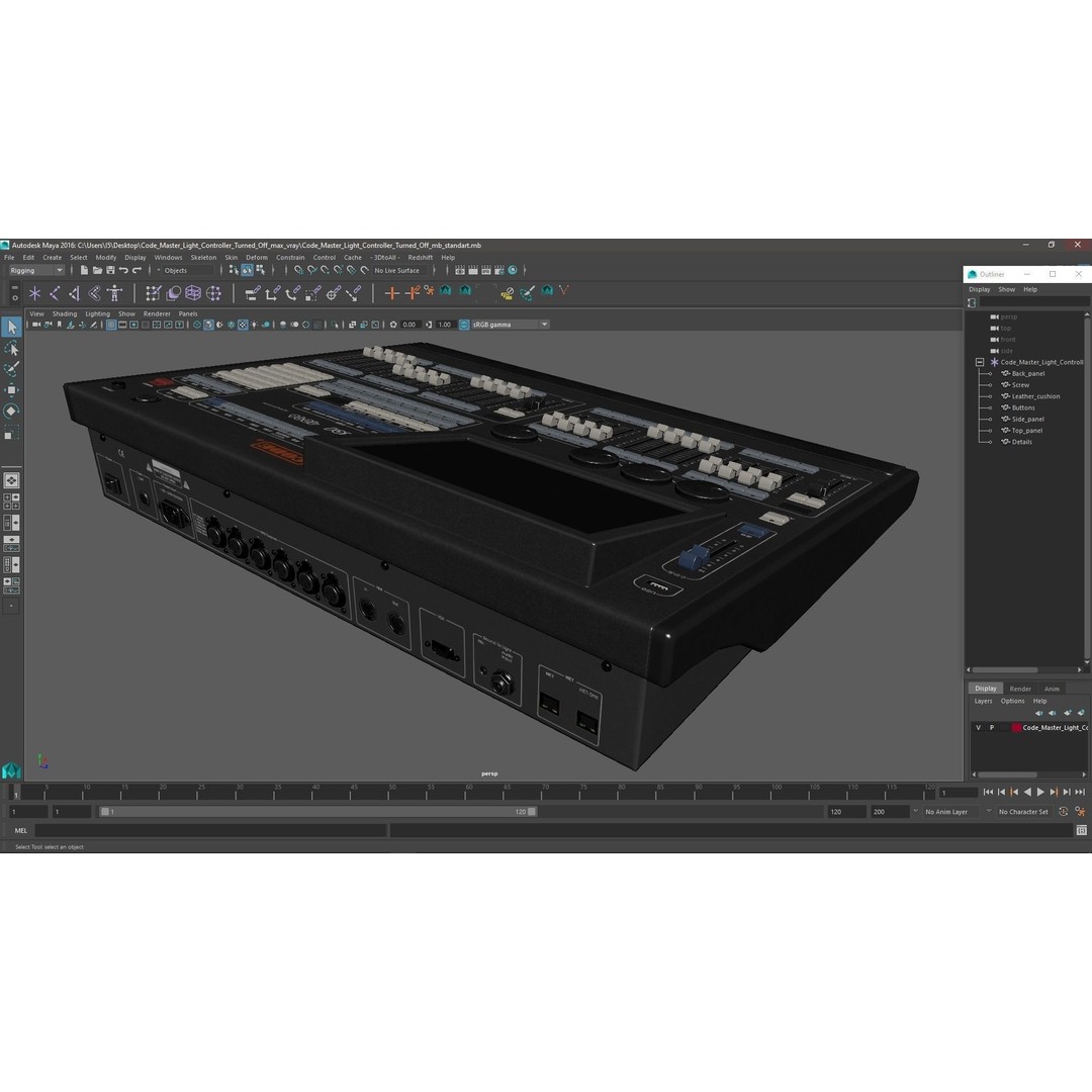 Code Master Light Controller 3D Model – High Poly PBR Asset, FBX, OBJ - View 25