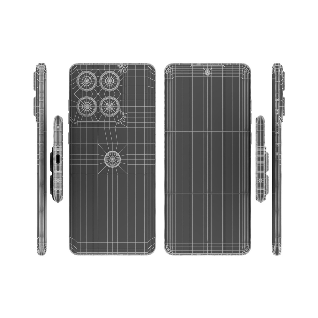 Motorola Edge 60 3D Model – High Poly Phone with Textures, 3DS Max - View 13