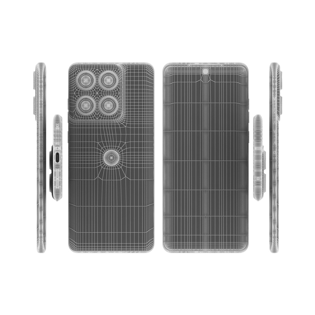 Motorola Edge 60 3D Model – High Poly Phone with Textures, 3DS Max - View 14