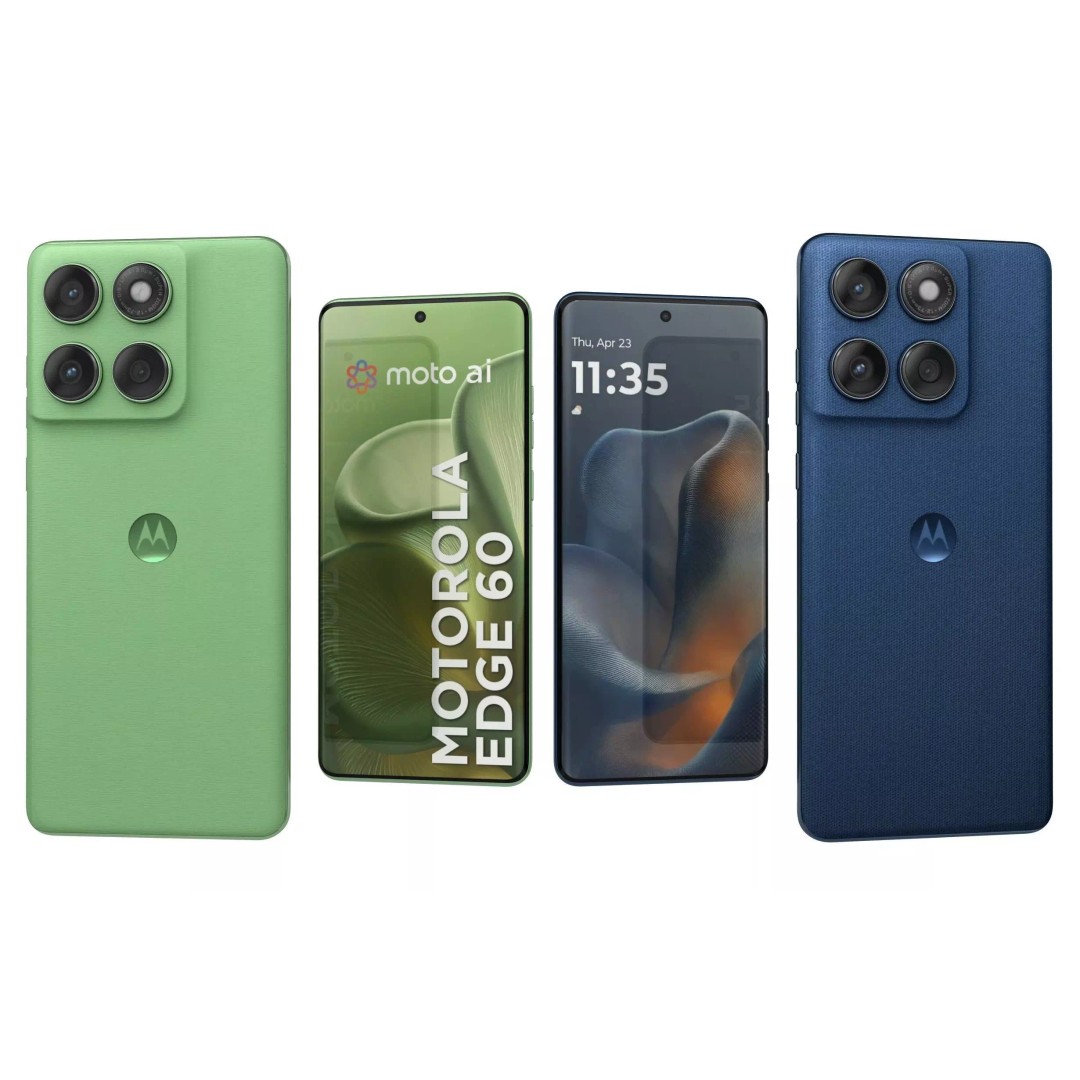 Motorola Edge 60 3D Model – High Poly Phone with Textures, 3DS Max - View 2