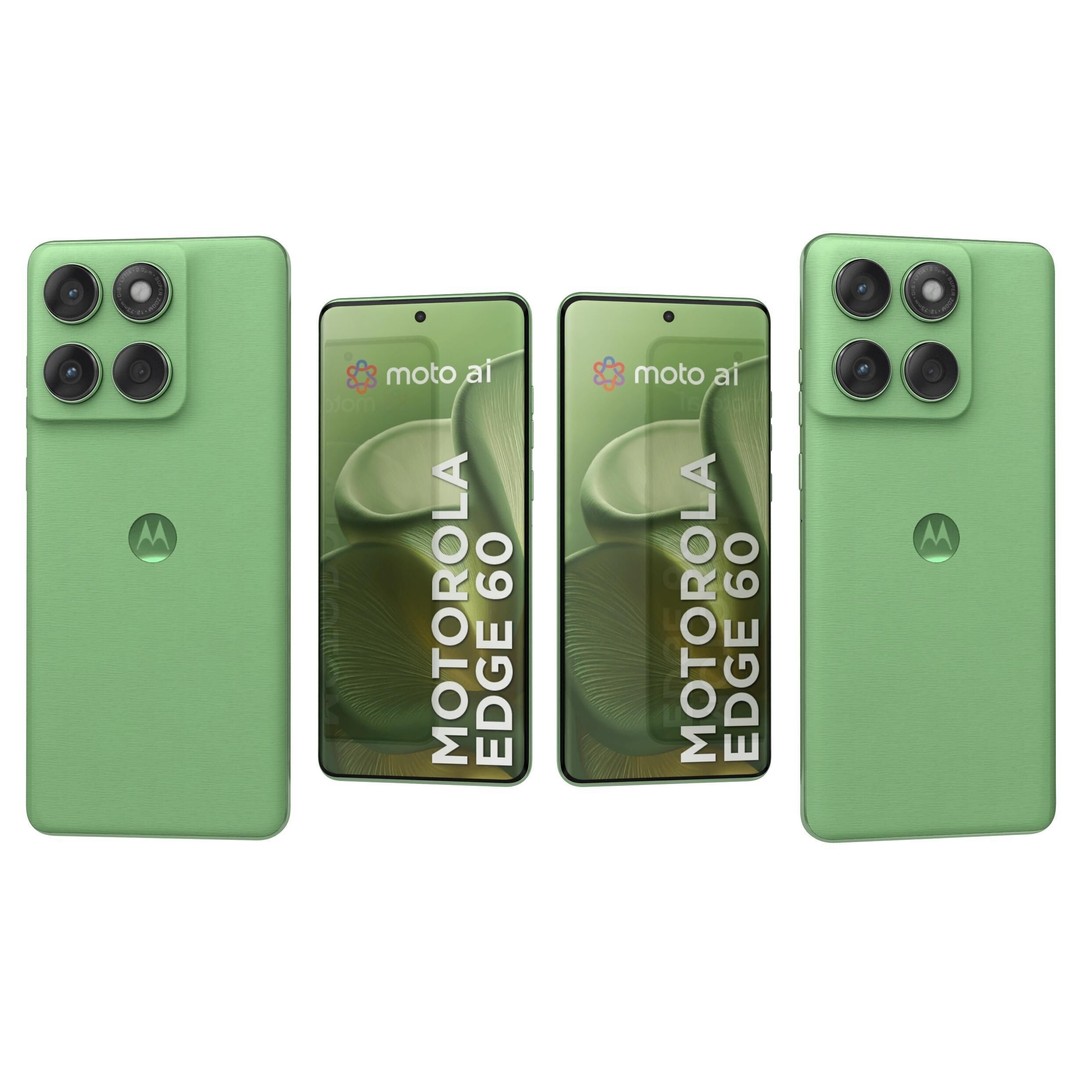 Motorola Edge 60 3D Model – High Poly Phone with Textures, 3DS Max - View 6