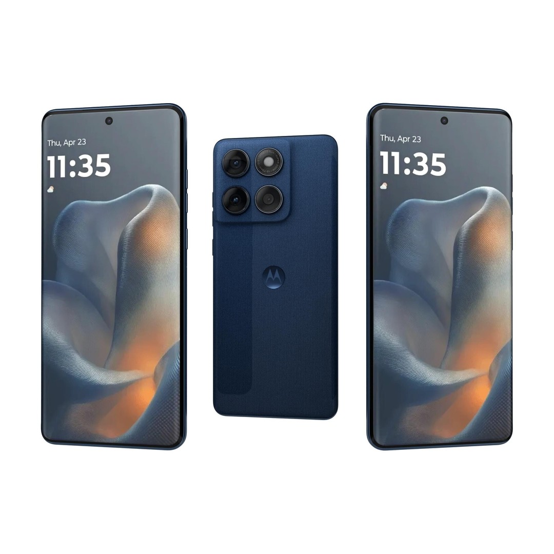 Motorola Edge 60 3D Model – High Poly Phone with Textures, 3DS Max - View 8