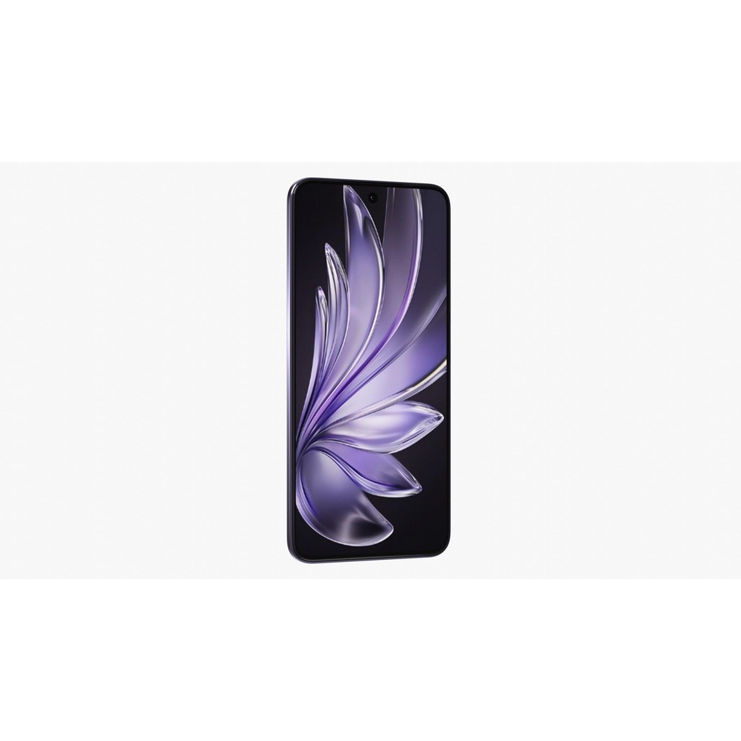 Vivo S20 Pro Purple 3D Model – High Poly PBR Smartphone, FBX, OBJ - View 10