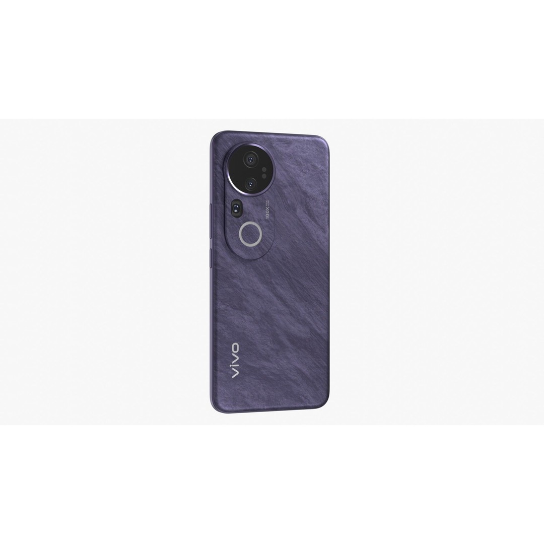 Vivo S20 Pro Purple 3D Model – High Poly PBR Smartphone, FBX, OBJ - View 11