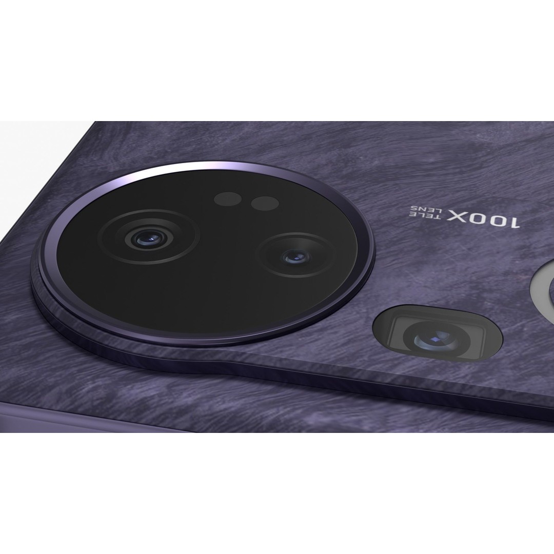 Vivo S20 Pro Purple 3D Model – High Poly PBR Smartphone, FBX, OBJ - View 7