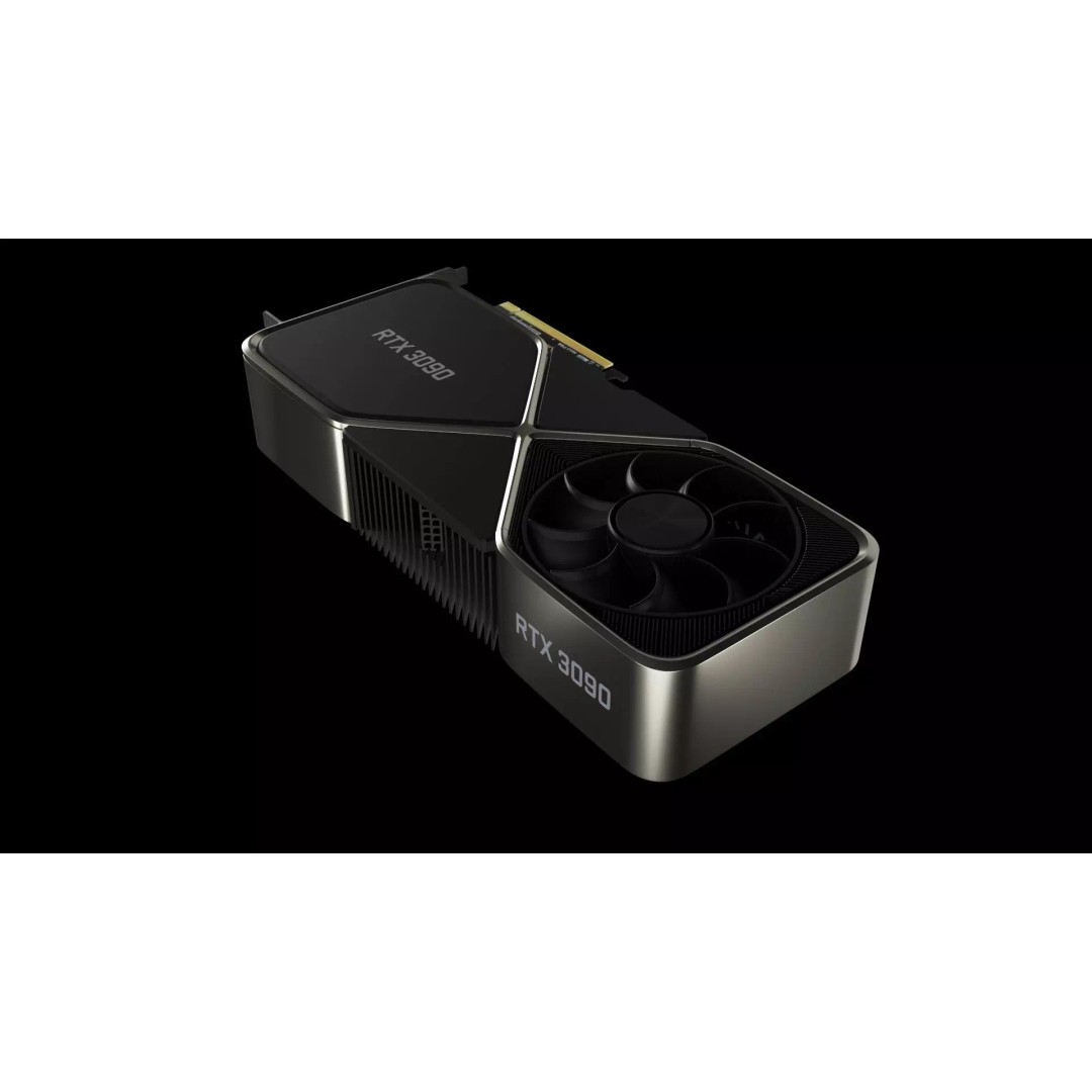 NVIDIA GeForce RTX 3090 3D Model – Low Poly Game Asset, FBX, OBJ - View 2