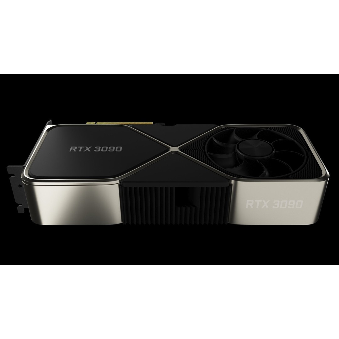NVIDIA GeForce RTX 3090 3D Model – Low Poly Game Asset, FBX, OBJ - View 3