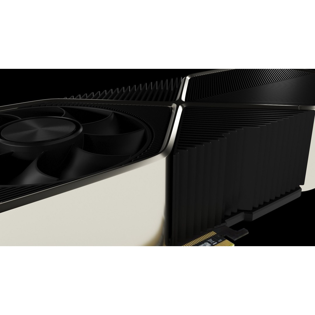 NVIDIA GeForce RTX 3090 3D Model – Low Poly Game Asset, FBX, OBJ - View 5