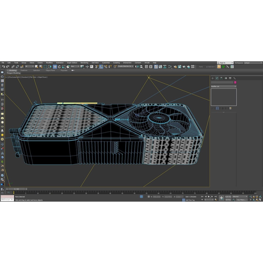NVIDIA GeForce RTX 3090 3D Model – Low Poly Game Asset, FBX, OBJ - View 6