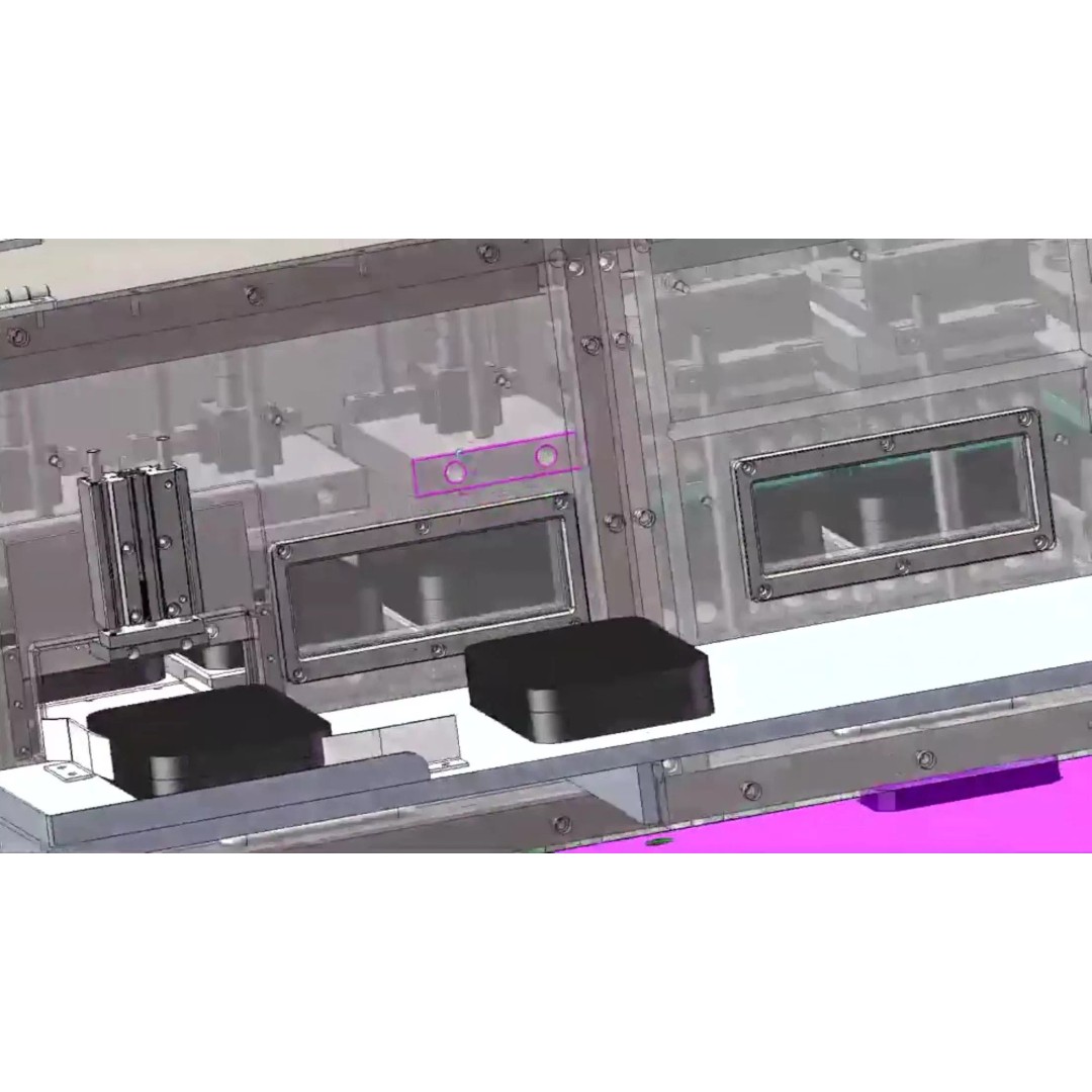 Mobile Phone Case Hot Bending Machine 3D Model – Precision Automation, SolidWorks