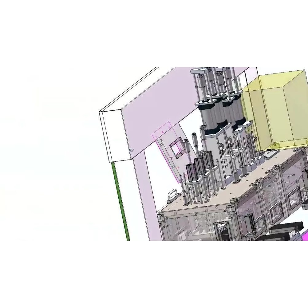 Mobile Phone Case Hot Bending Machine 3D Model – Precision Automation, SolidWorks - View 11