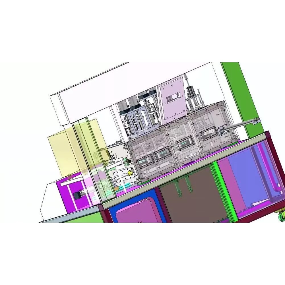 Mobile Phone Case Hot Bending Machine 3D Model – Precision Automation, SolidWorks - View 18