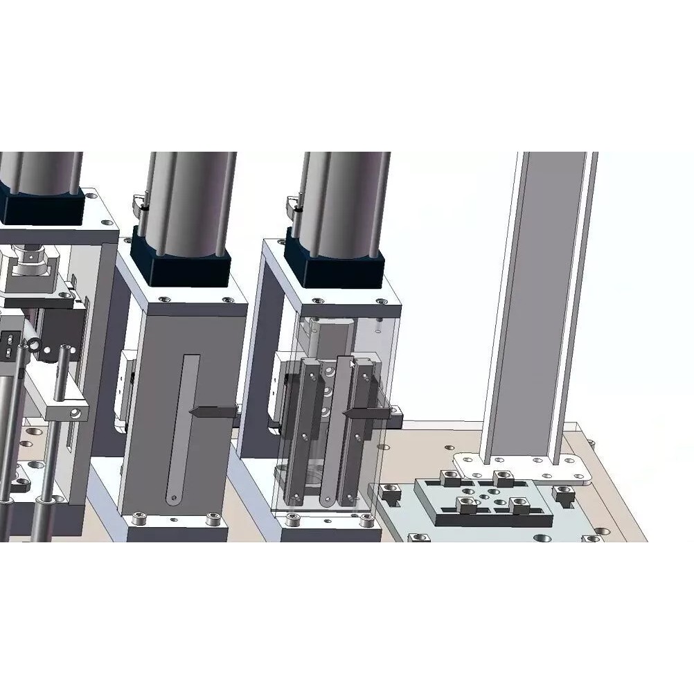 Mobile Phone Case Hot Bending Machine 3D Model – Precision Automation, SolidWorks - View 19