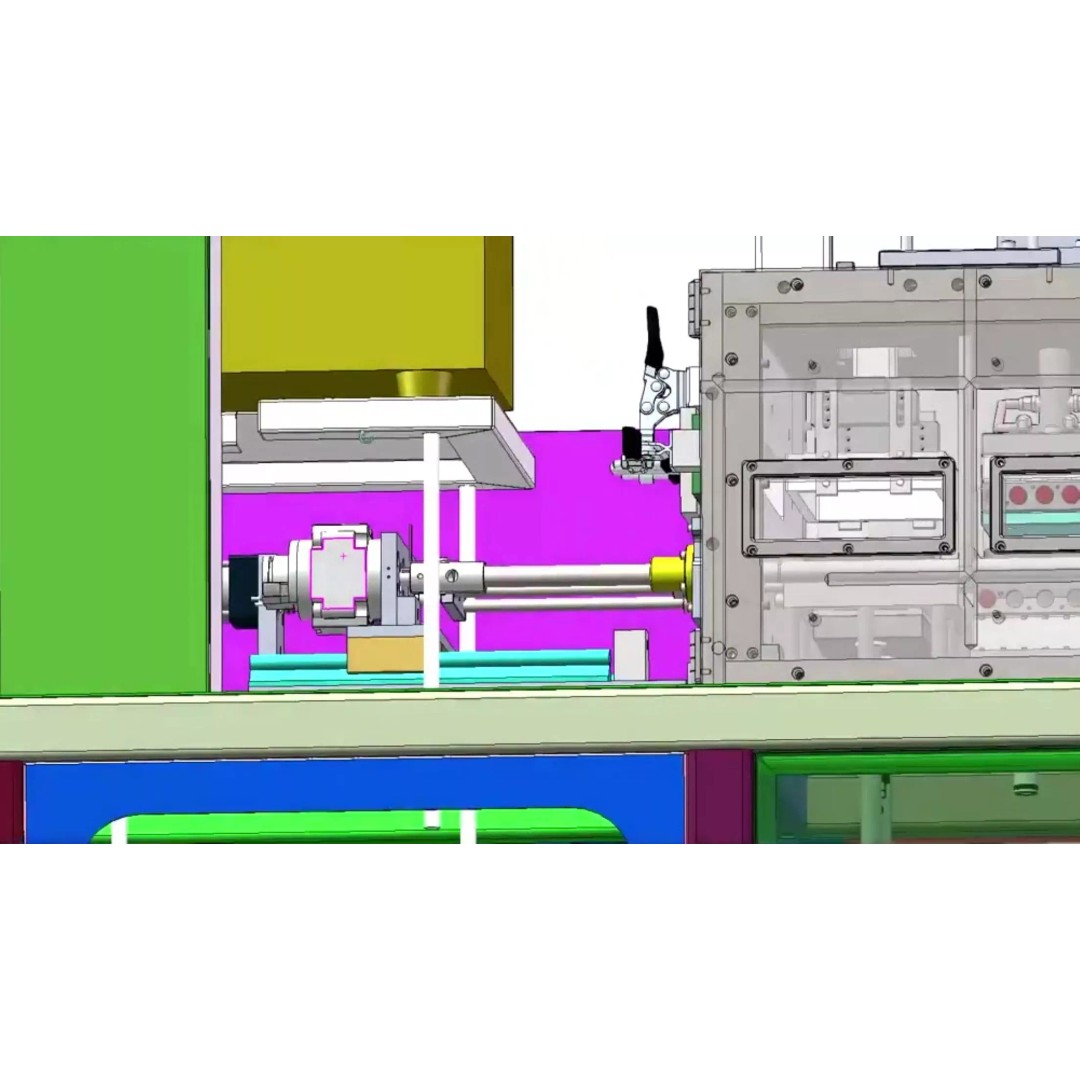Mobile Phone Case Hot Bending Machine 3D Model – Precision Automation, SolidWorks - View 23