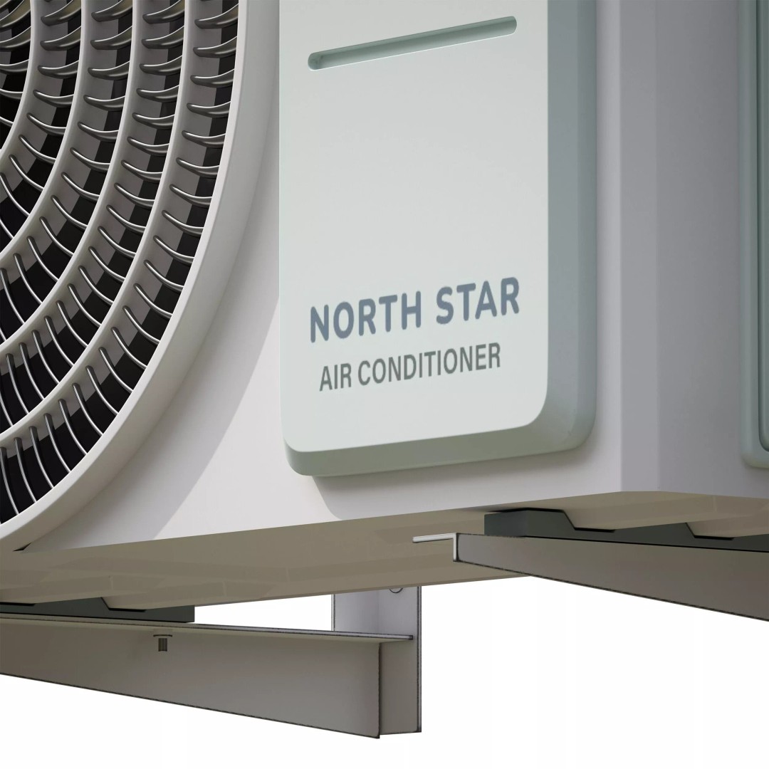 Air Conditioner 3D Model – Outdoor Unit, PBR Textures, FBX, OBJ - View 19