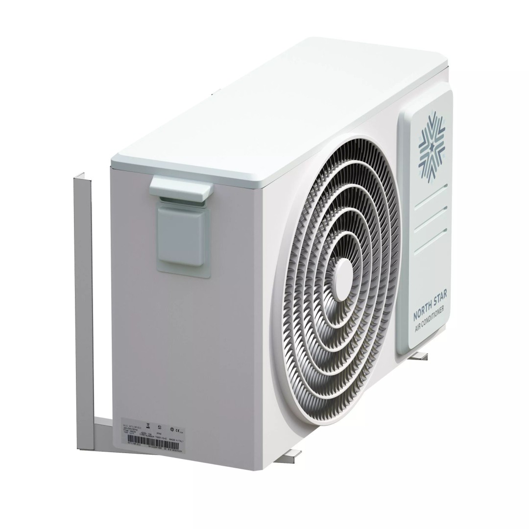 Air Conditioner 3D Model – Outdoor Unit, PBR Textures, FBX, OBJ - View 4