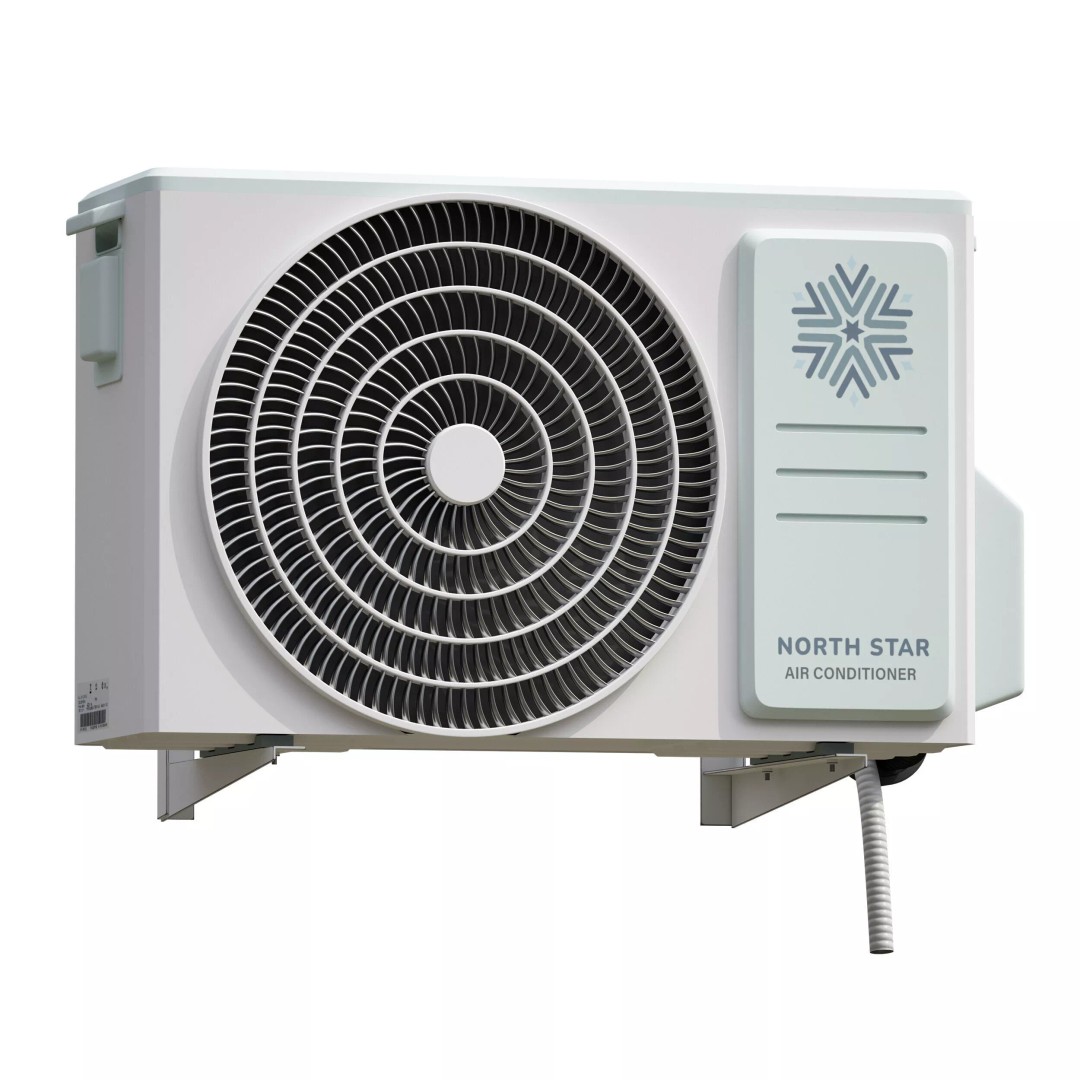 Air Conditioner 3D Model – Outdoor Unit, PBR Textures, FBX, OBJ - View 8