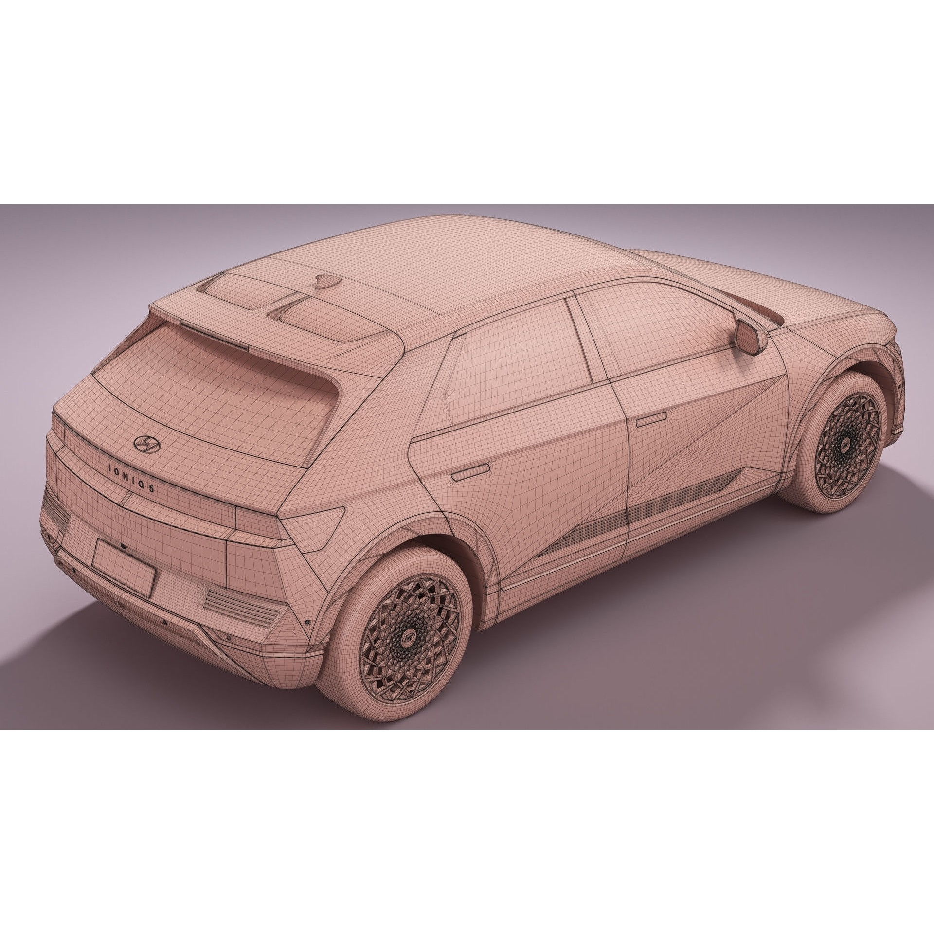 Hyundai Ioniq 5 2022 - PBR Game-Ready 3D Model