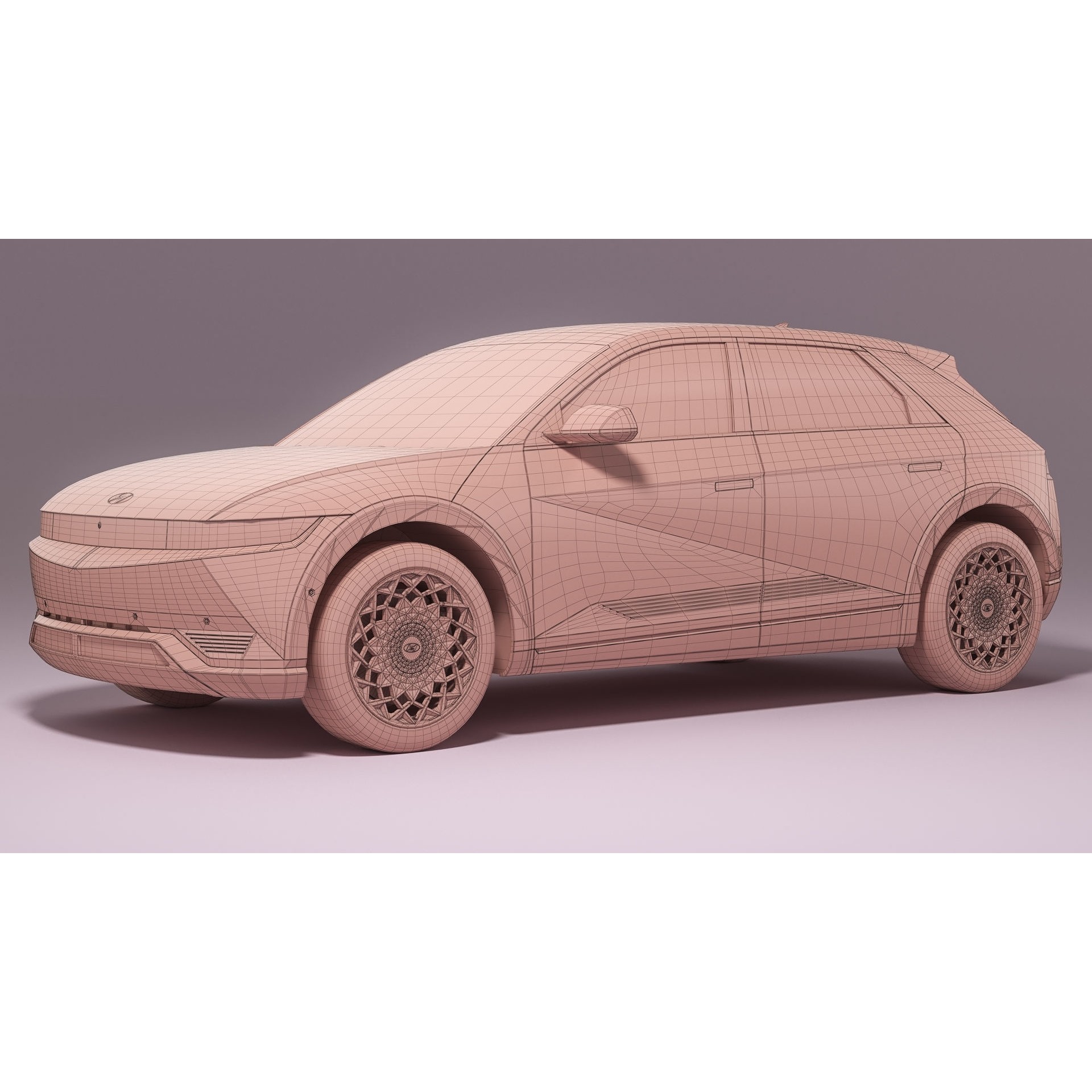 Hyundai Ioniq 5 2022 - PBR Game-Ready 3D Model - View 19