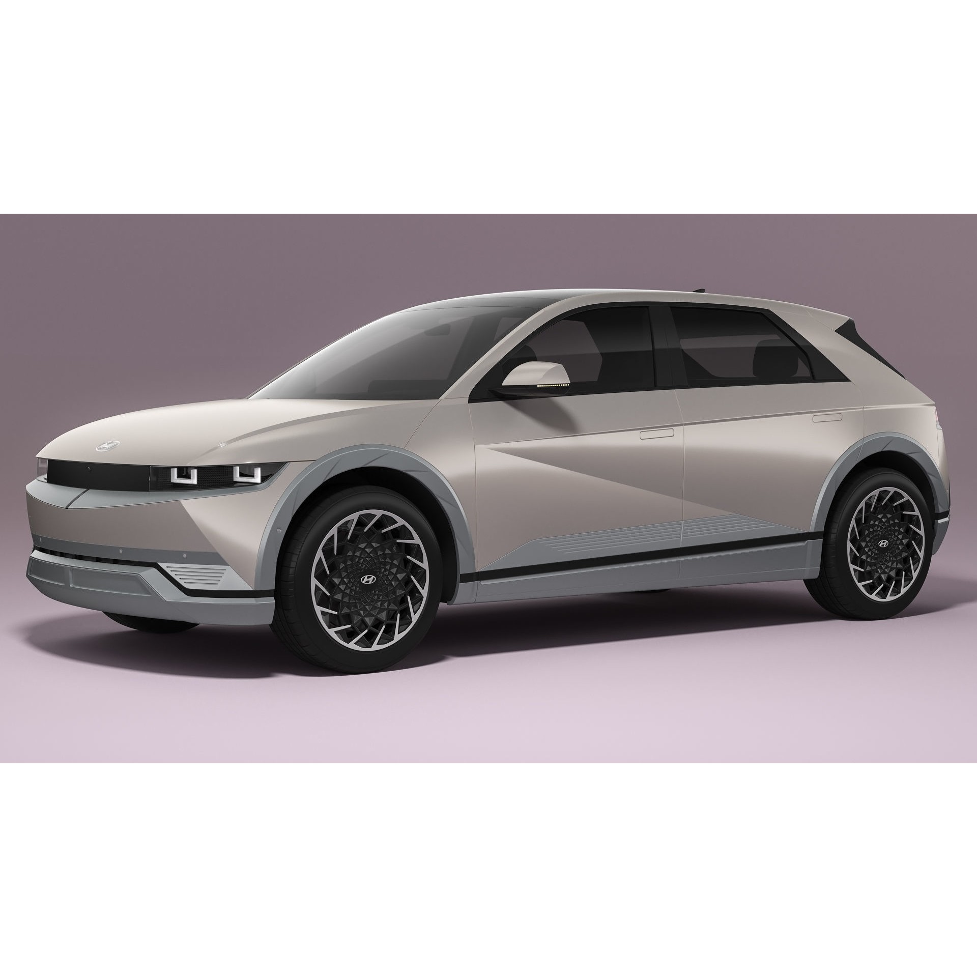 Hyundai Ioniq 5 2022 - PBR Game-Ready 3D Model - View 4