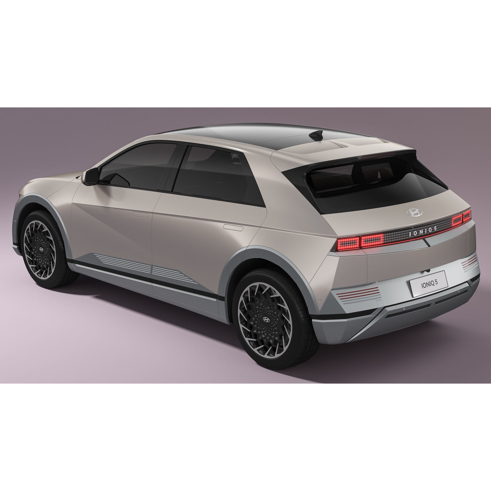 Hyundai Ioniq 5 2022 - PBR Game-Ready 3D Model - View 5