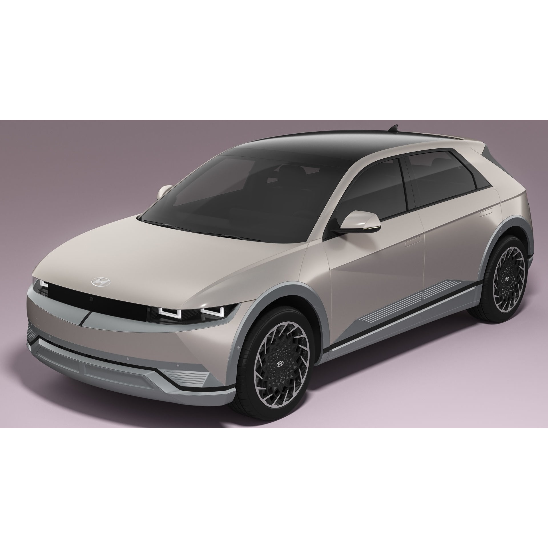 Hyundai Ioniq 5 2022 - PBR Game-Ready 3D Model - View 9