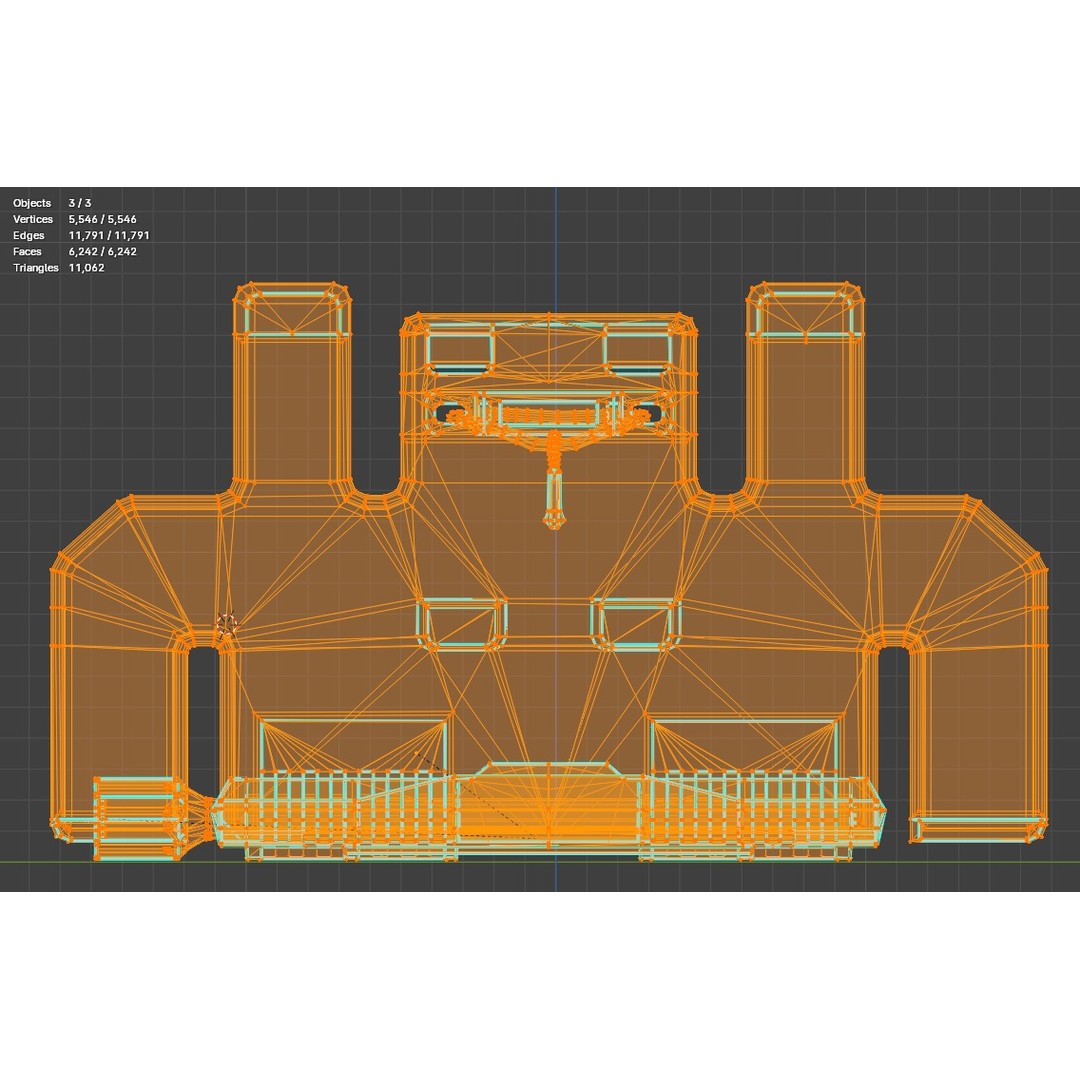 Tactical Tablet 3D Model – Low Poly Military Equipment, FBX - View 13